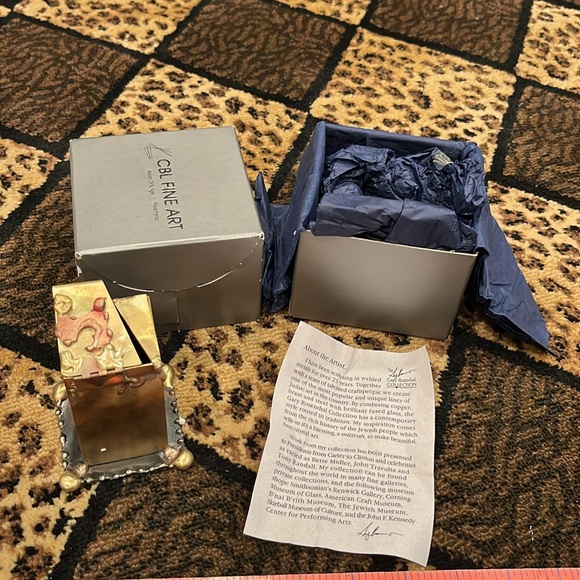 Beautiful Garry Rosenthal Tzedakkah Box. Priced to sell quickly. - Picture 8 of 10